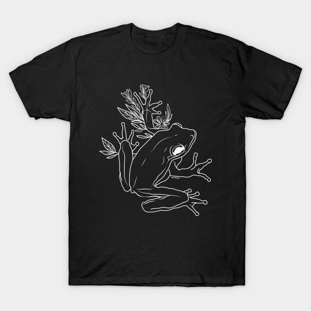 Tree Frog T-Shirt by LadyMorgan